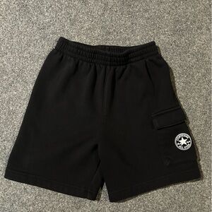 Converse kids  Black Cargo Pocket Shorts size 7